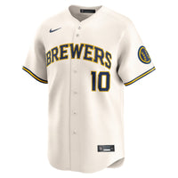Milwaukee Brewers Sal Frelick Cream Home Limited Player Jersey
