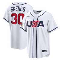 USA Baseball Paul Skenes White 2026 World Baseball Classic Home Stadium Jersey