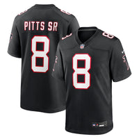 Atlanta Falcons Kyle Pitts Sr. Black Alternate Game Jersey