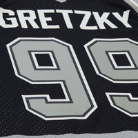 Los Angeles Kings Wayne Gretzky Black Maxxed Out Fashion Basketball Jersey