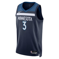Minnesota Timberwolves Icon Edition Swingman Jersey - Navy - Jaden McDaniels