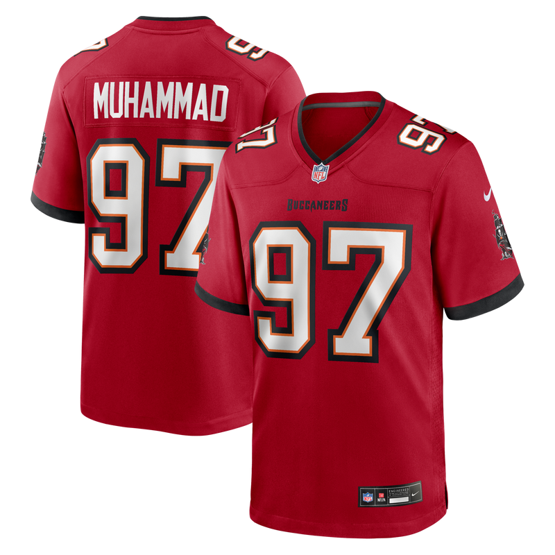 Tampa Bay Buccaneers Al-Quadin Muhammad Red Team Game Jersey