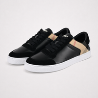 Burberry Vintage Check Sneakers Black - Unisex