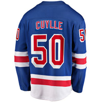 New York Rangers Will Cuylle Blue Home Premier Breakaway Player Jersey
