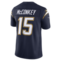 Los Angeles Chargers Ladd McConkey Navy Alternate Super Chargers Vapor F.U.S.E. Stitched Limited Jersey
