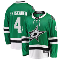 Dallas Stars Miro Heiskanen Kelly Green Team Color Breakaway Player Jersey