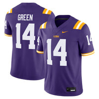 Trey'Dez Green LSU Tigers Home Game Jersey - Purple