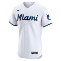 Miami Marlins Eury Perez White Home Elite Player Jersey