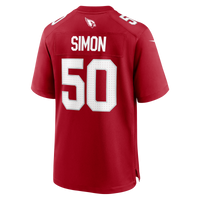 Arizona Cardinals Cody Simon Cardinal Team Game Jersey