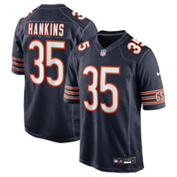 Chicago Bears Deion Hankins Navy Team Game Jersey