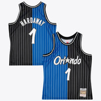 Orlando Magic Anfernee Hardaway 1994 Split Swingman Jersey - Black/Blue