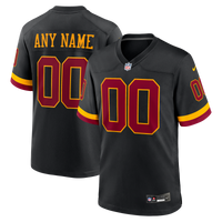 Washington Commanders Black Hail Raiser Alternate Custom Game Jersey