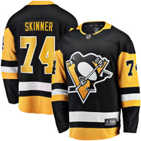 Pittsburgh Penguins Stuart Skinner Black Home Breakaway Jersey