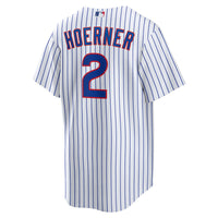 Chicago Cubs Nico Hoerner White Replica Player Jersey