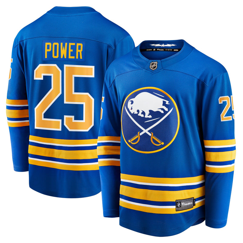 Buffalo Sabres Owen Power Royal Home Breakaway Player Jersey