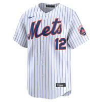 New York Mets Francisco Lindor White Home Limited Jersey