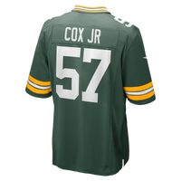 Green Bay Packers Brenton Cox Jr. Green Game Jersey