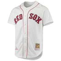 Boston Red Sox Nomar Garciaparra White 1997 Cooperstown Collection Authentic Jersey