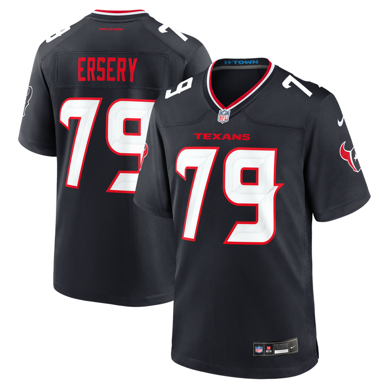 Houston Texans Aireontae Ersery Navy Team Game Jersey
