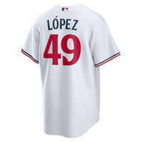 Minnesota Twins Pablo López White Home Replica Player Jersey