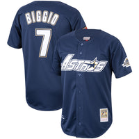 Houston Astros Craig Biggio Navy Cooperstown Collection 1994 Authentic Jersey