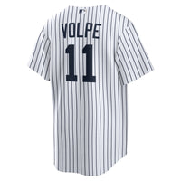 New York Yankees Anthony Volpe White Home Replica Player Jersey