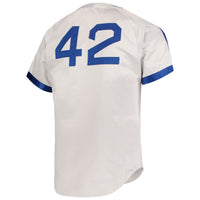 Brooklyn Dodgers Jackie Robinson Gray Cooperstown Collection Authentic Jersey