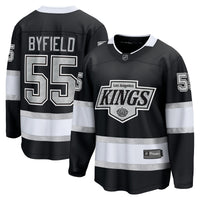 Los Angeles Kings Quinton Byfield Black Home Breakaway Jersey