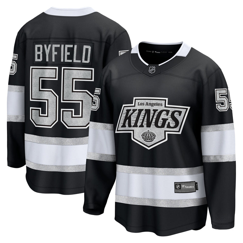 Los Angeles Kings Quinton Byfield Black Home Breakaway Jersey