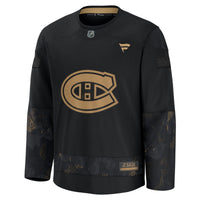 Montreal Canadiens Black 2024 Military Appreciation Practice Jersey