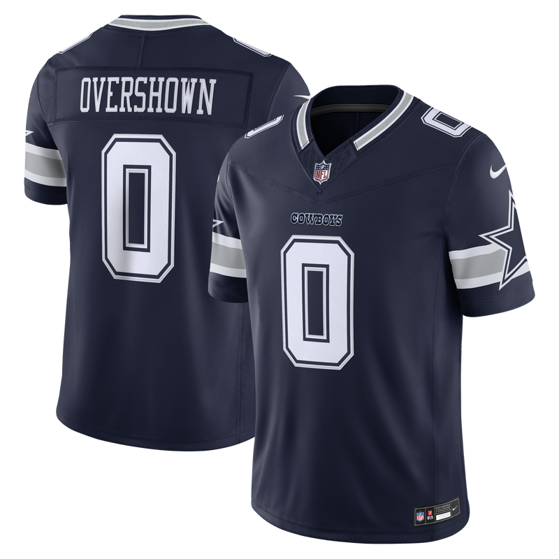 Dallas Cowboys DeMarvion Overshown Navy Team Vapor F.U.S.E. Stitched Limited Jersey