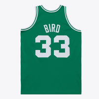 Boston Celtics Larry Bird 1985 Authentic Road Jersey - Kelly Green