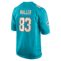 Miami Dolphins Darren Waller Aqua Team Game Jersey