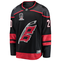 Carolina Hurricanes Sebastian Aho Black 2026 Stanley Cup Champions Home Breakaway Jersey