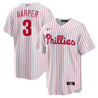 Philadelphia Phillies Bryce Harper White Home Replica Player Name Jersey