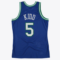 Dallas Mavericks Jason Kidd 1997 Hardwood Classics Road Swingman Jersey - Royal
