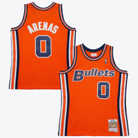 Washington Bullets Gilbert Arenas 2004 Alternate Authentic Jersey - Orange