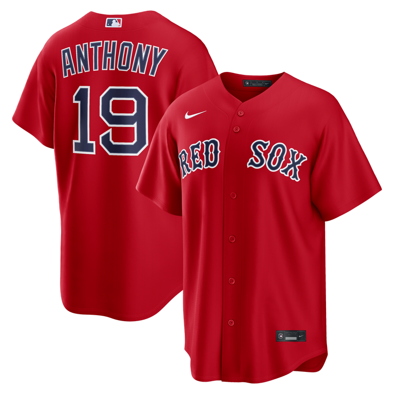 Boston Red Sox Roman Anthony Red Alternate Replica Jersey