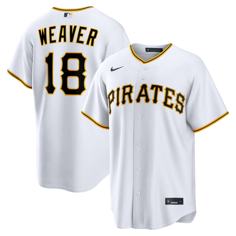 Pittsburgh Pirates Luke Weaver White Home Replica Jersey