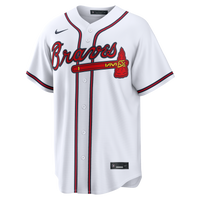 Atlanta Braves White Home Replica Custom Jersey