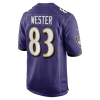 Baltimore Ravens LaJohntay Wester Purple Team Game Jersey