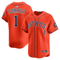 Houston Astros Carlos Correa Orange Alternate Limited Player Jersey