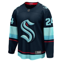 Seattle Kraken Jamie Oleksiak Deep Sea Blue Home Breakaway Player Jersey