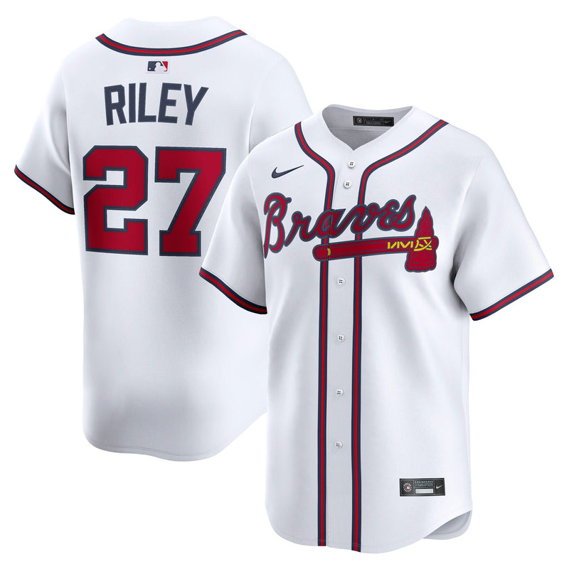 Atlanta Braves Austin Riley White Home Limited Player Jersey