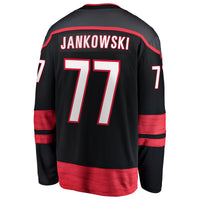 Carolina Hurricanes Mark Jankowski Black Home Breakaway Jersey