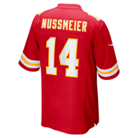 Kansas City Chiefs Garrett Nussmeier Red Game Jersey