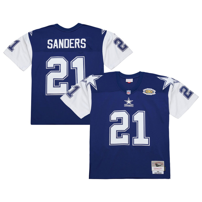 Dallas Cowboys Deion Sanders Navy 1995 Legacy Replica Jersey