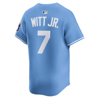 Kansas City Royals Bobby Witt Jr. Light Blue Alternate Limited Player Jersey