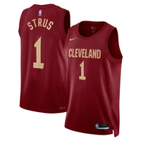 Cleveland Cavaliers Icon Edition Swingman Jersey - Maroon - Max Strus