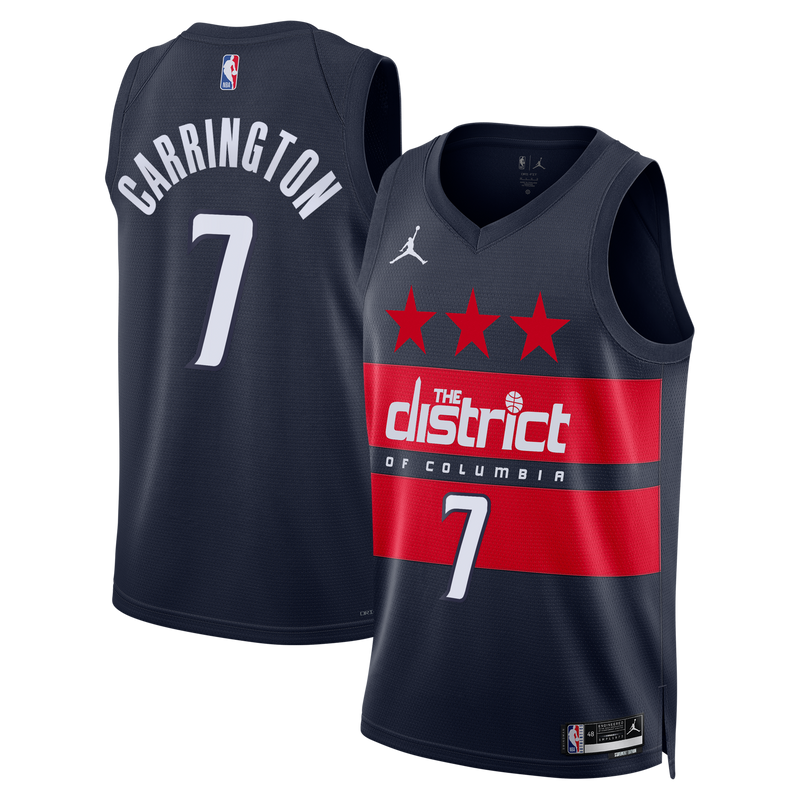 Washington Wizards Statement Edition Swingman Jersey - Navy - Bub Carrington